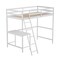 Flash Furniture White Twin Loft Bed Frame with Desk and Ladder MH-LBD5-WH-T-GG - alternate 10